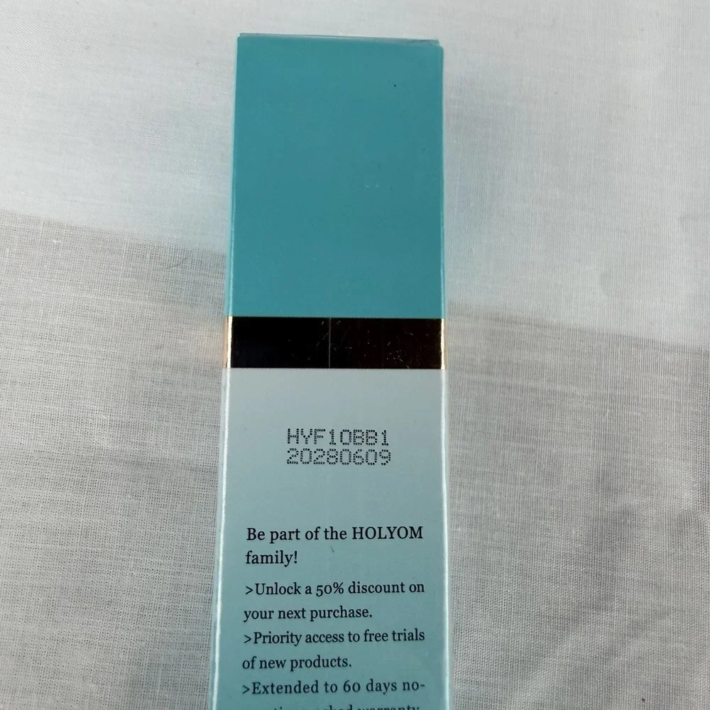 NEW Holyom Eye Cream 1oz Exp 2028 For All Skin Types Anti Wrinkle Firming Moist